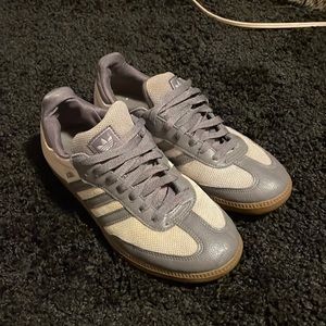 Grey Adidas Sambas - Mens 6.5